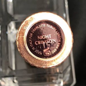 Charlotte Tilbury Lipstick Color: Night Crimson